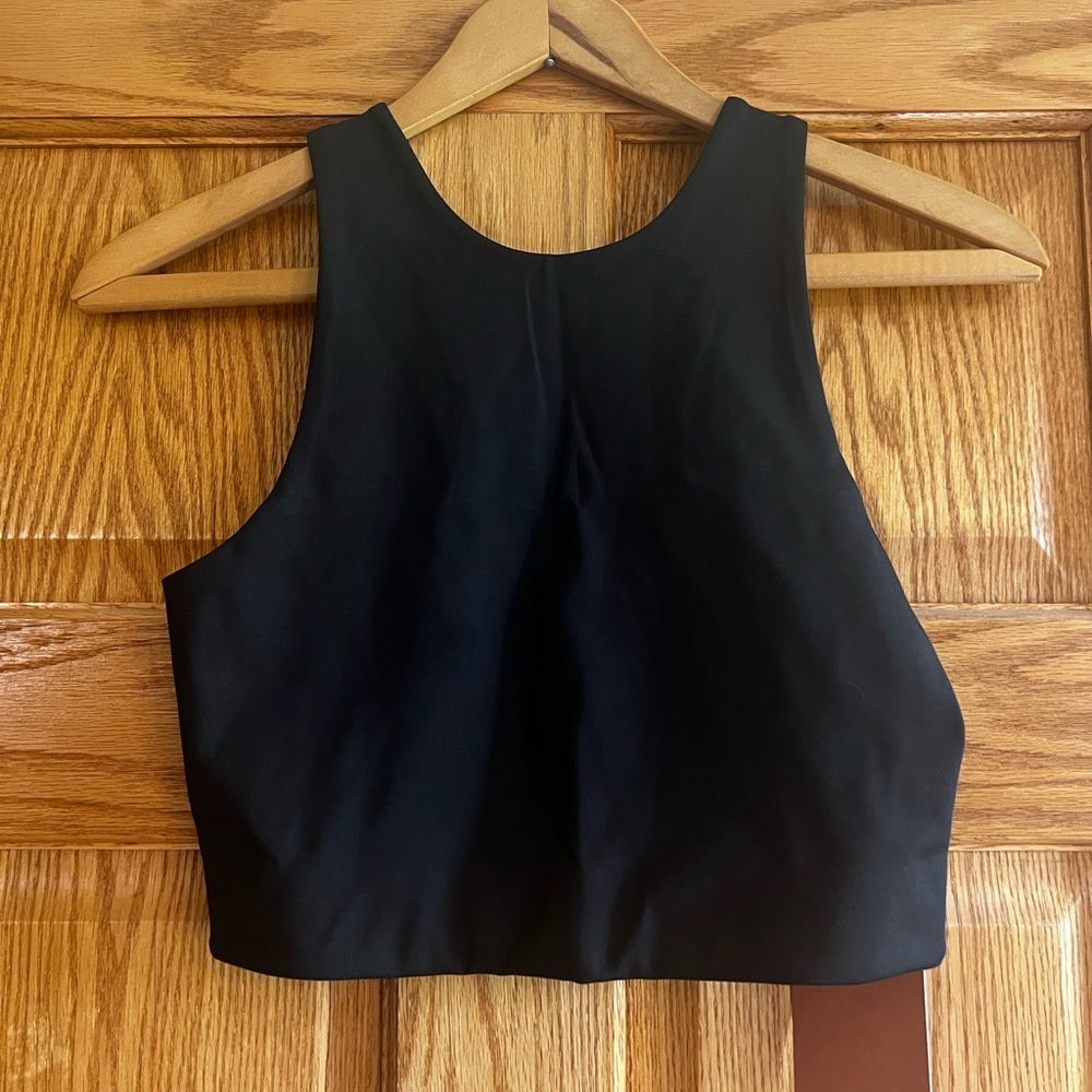 girlfriend collective Black Racerback Tank Top